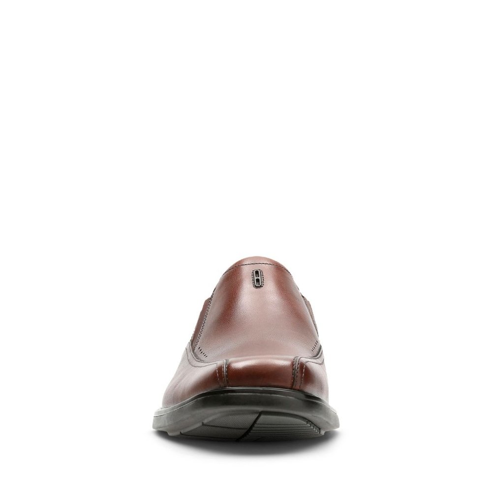 NIB Clarks UnSheridan Go Brown Leather Slip-on Loa - Picture 4 of 9